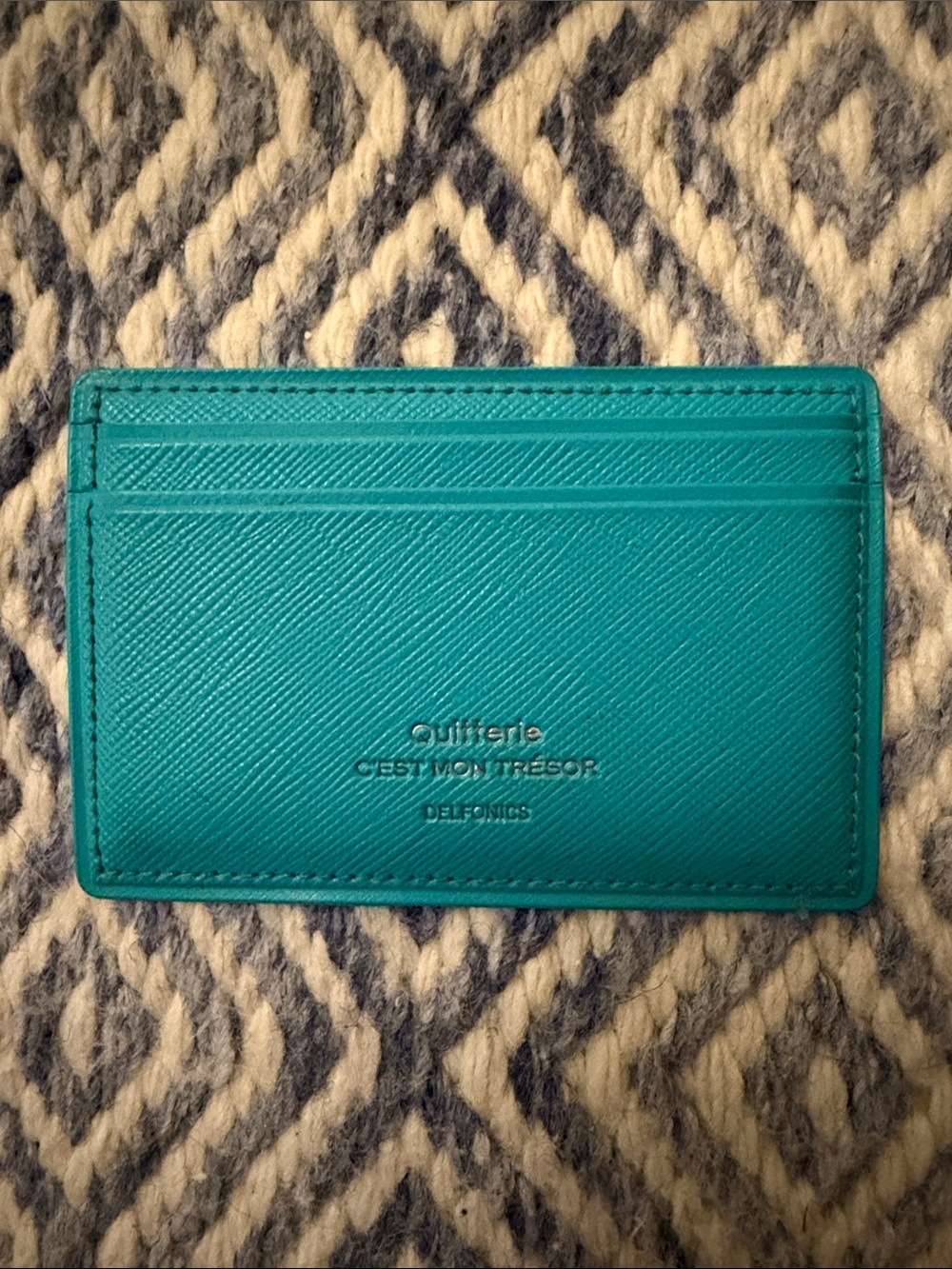 Delfonics Turquoise Card Holder